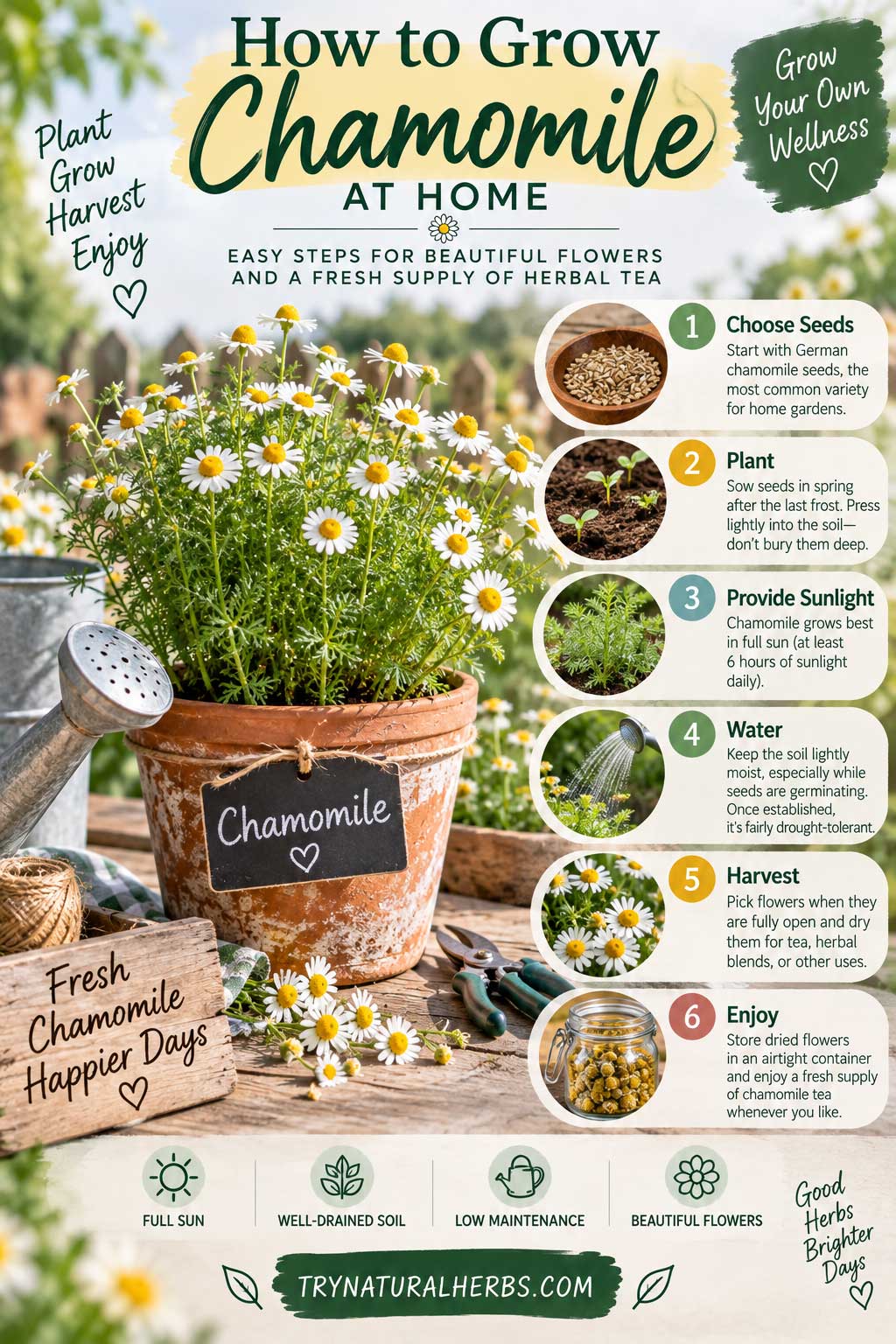 How to Grow Chamomile at Home