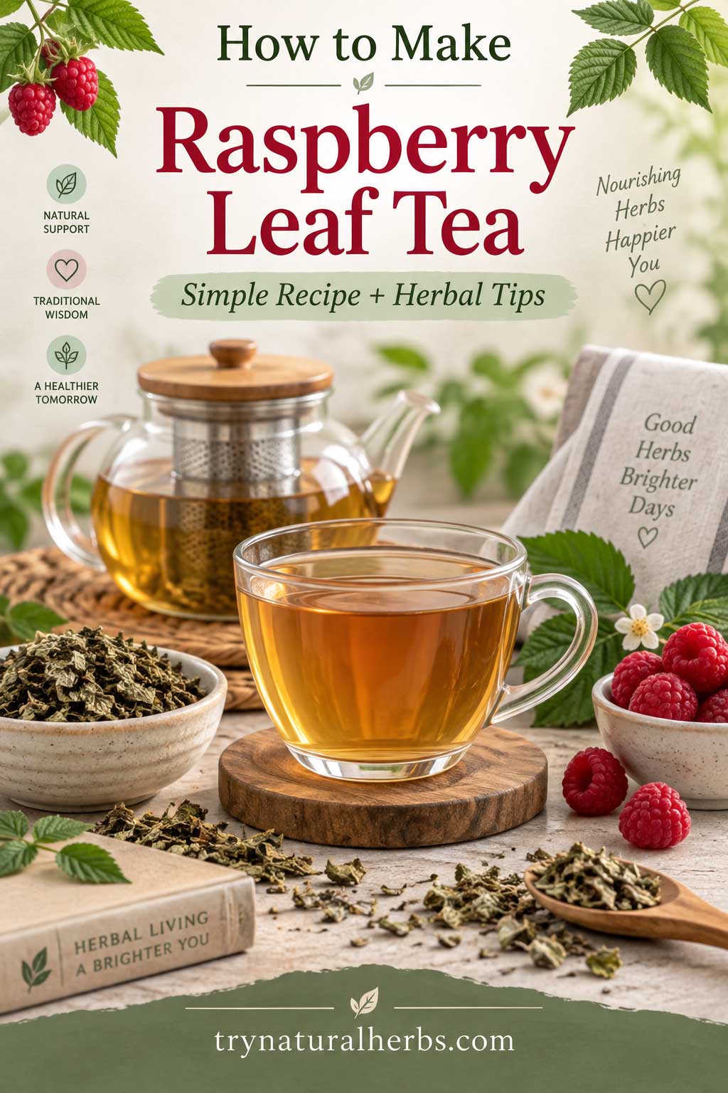 How to Make Raspberry Leaf Tea