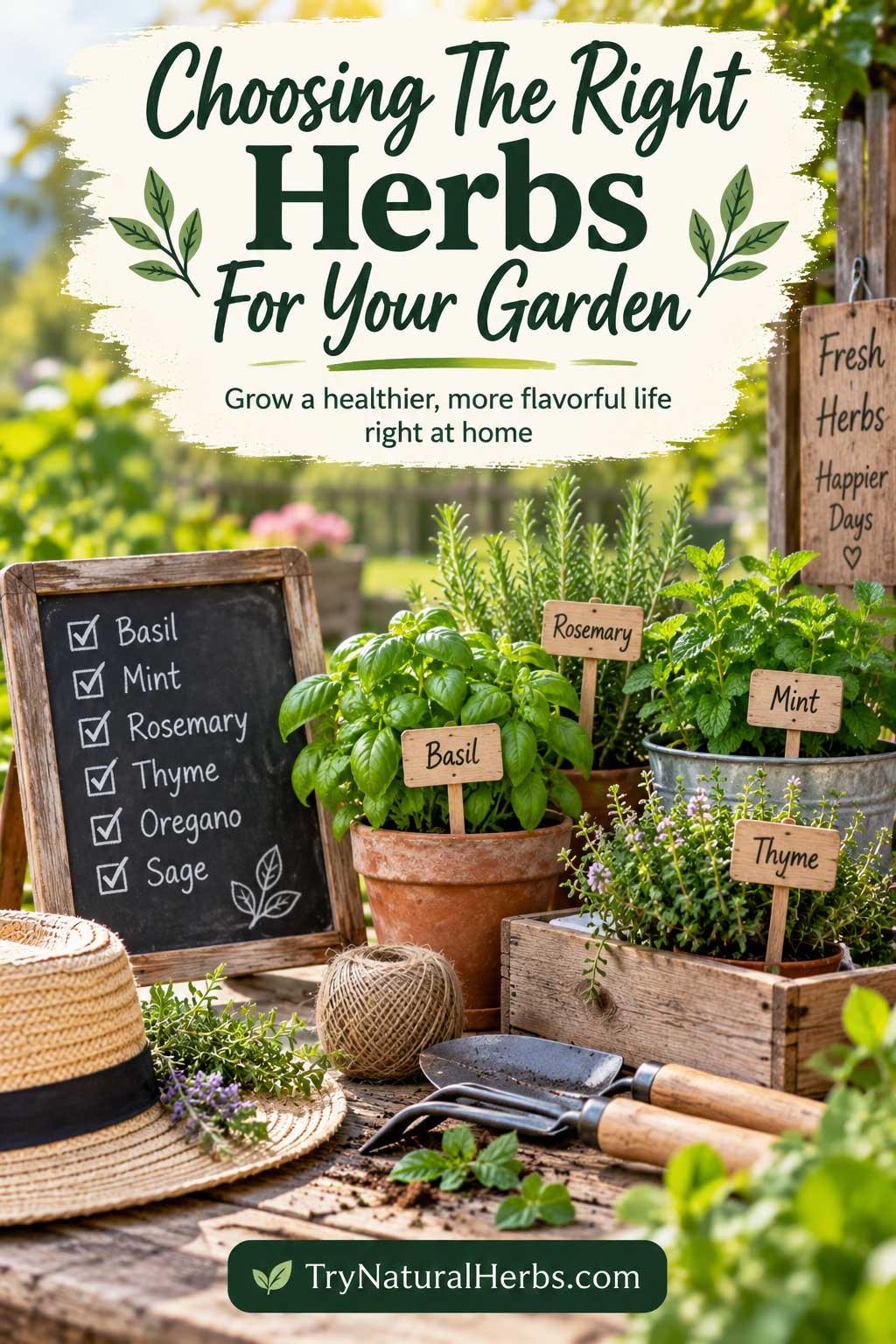 Choosing the Right Herbs for Your Garden