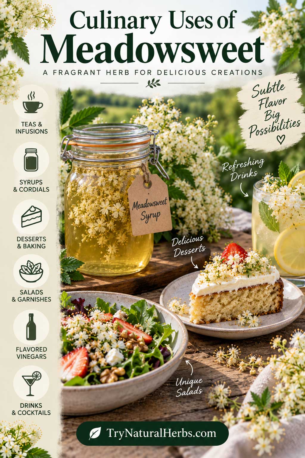 Culinary Uses of Meadowsweet