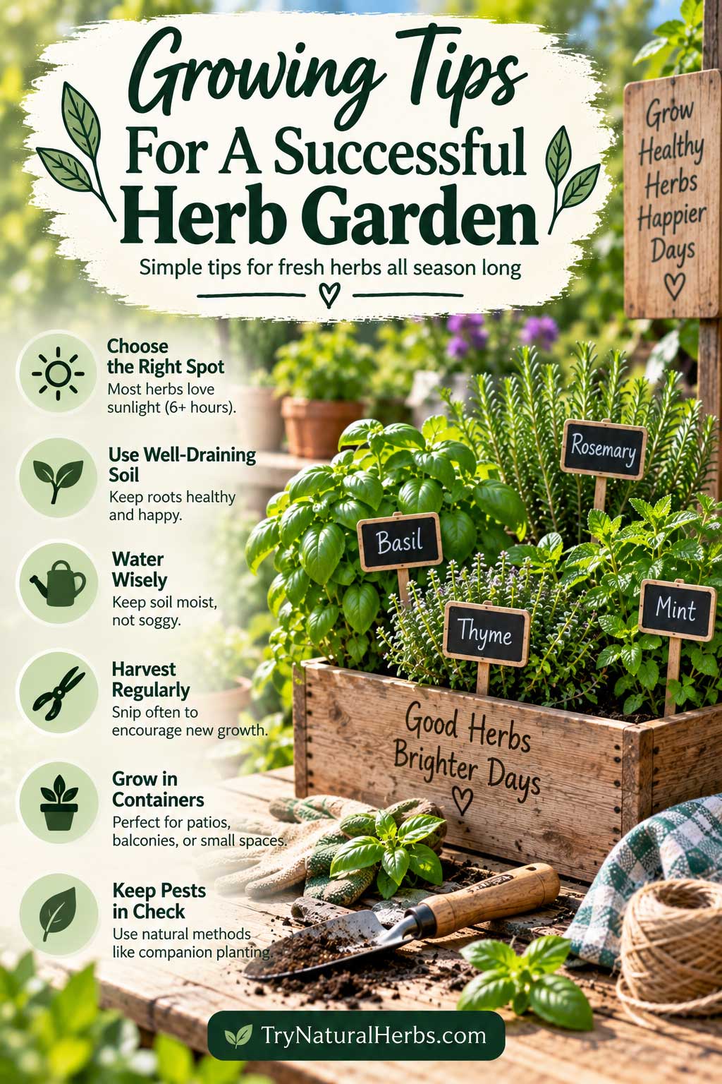 Growing Tips For A Successful Herb Garden