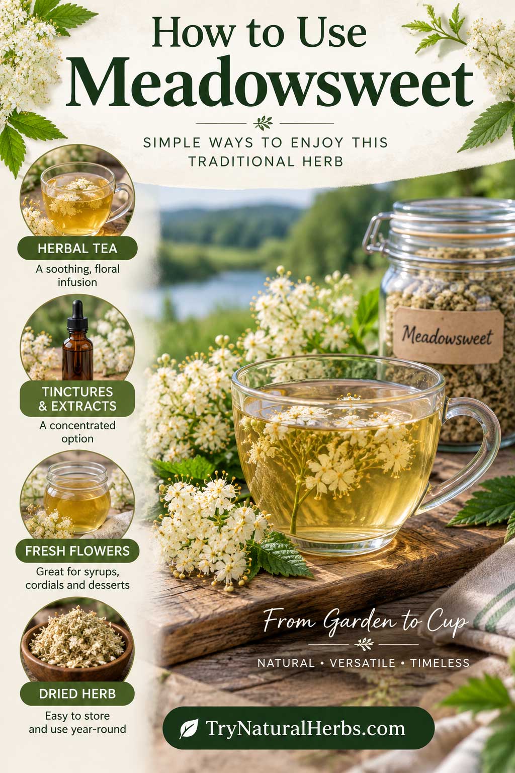 How to Use Meadowsweet