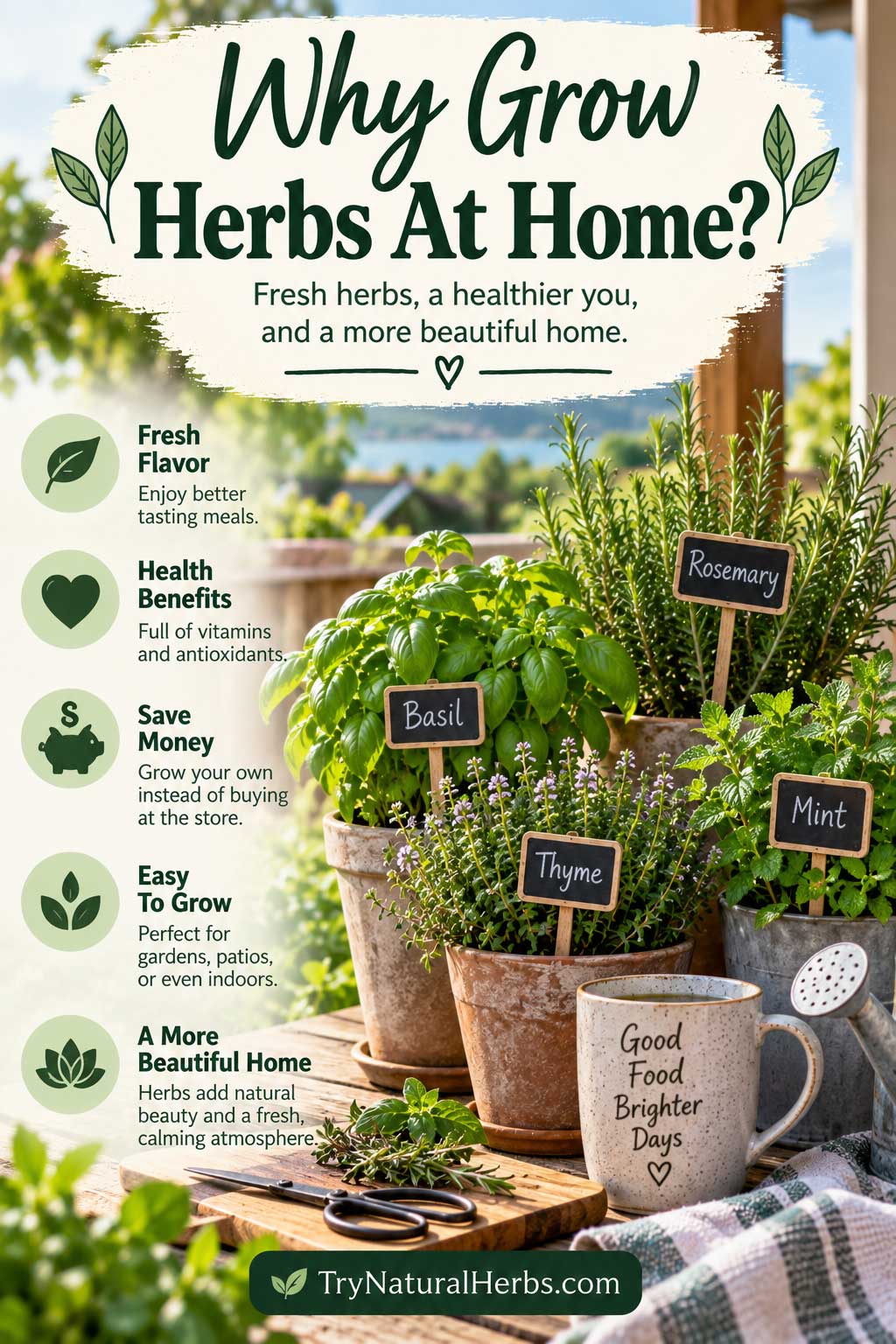 Why Grow Herbs at Home