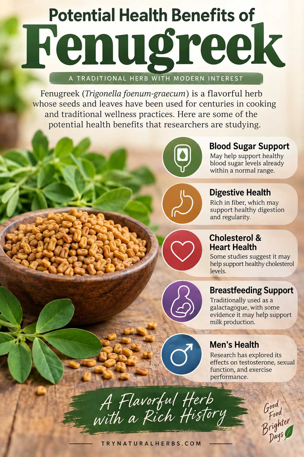 Potential Health Benefits of Fenugreek