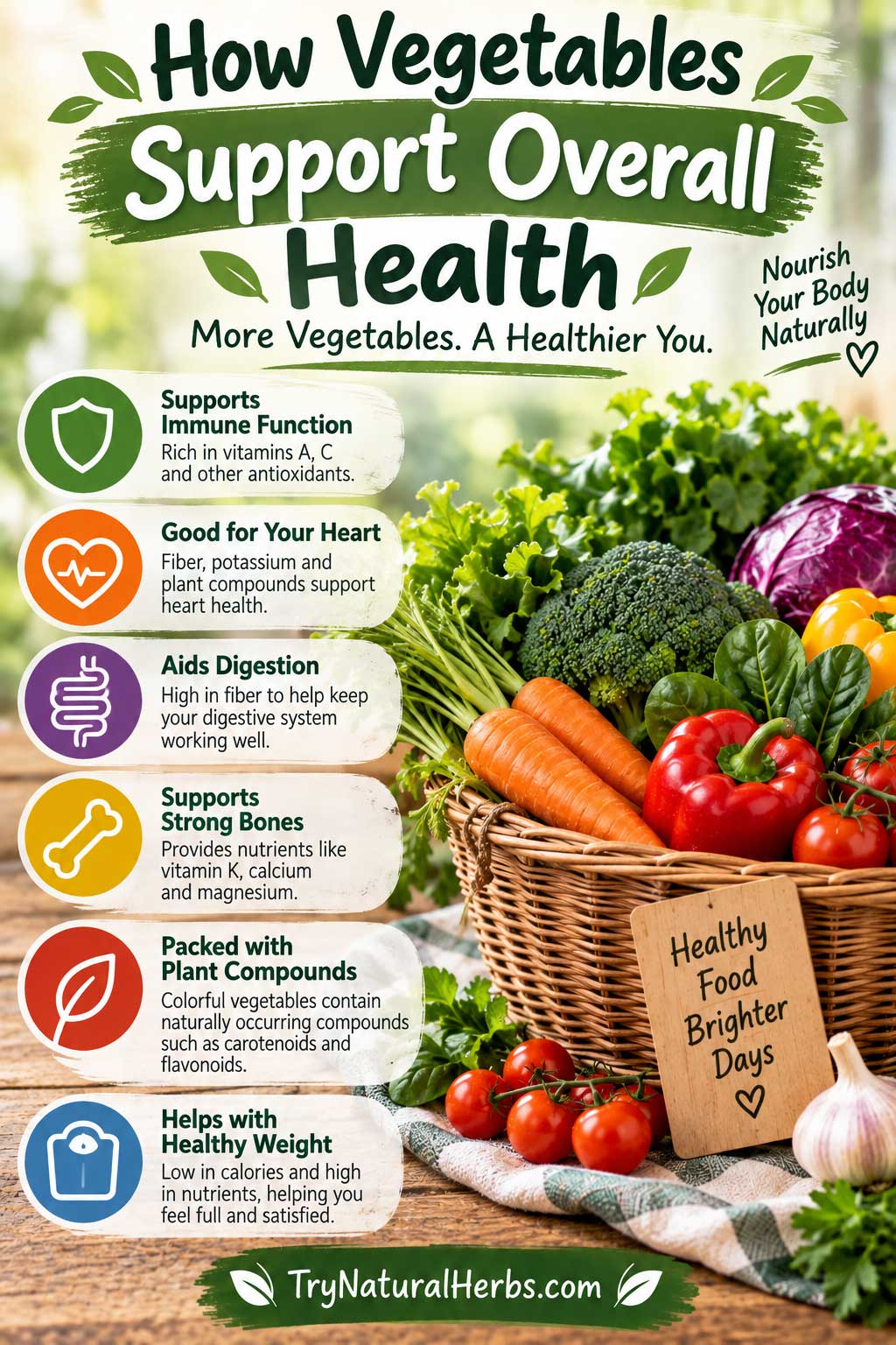 How Vegetables Support Overall Health