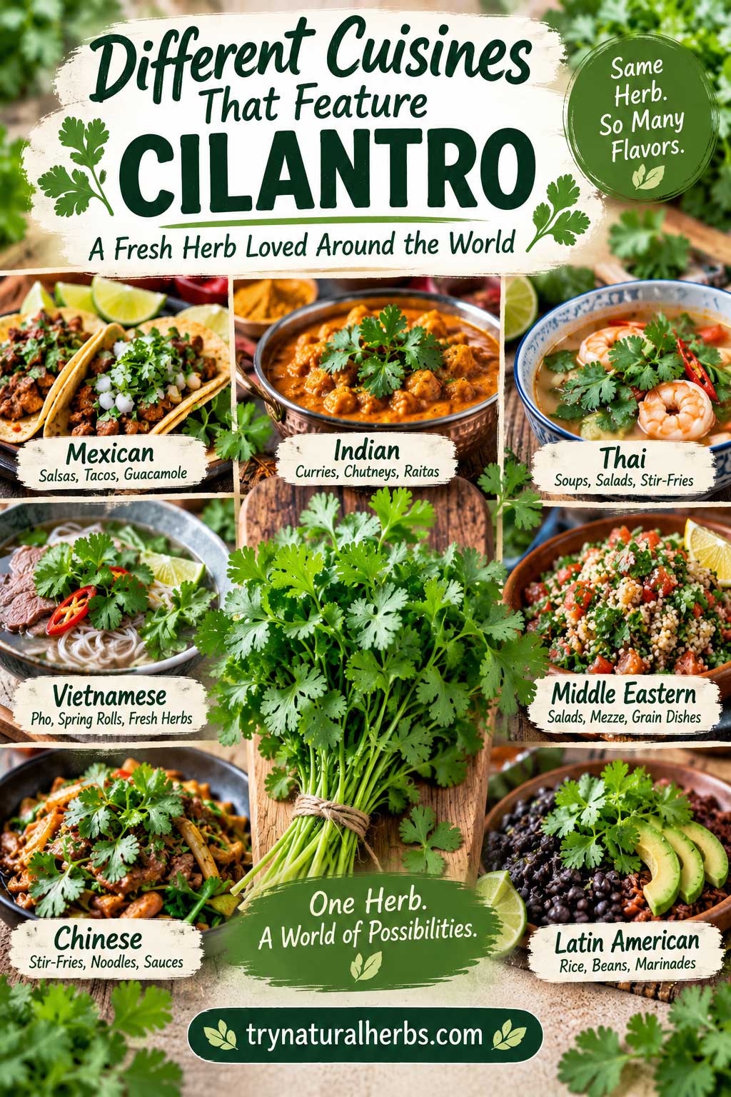 Cilantro Across Global Cuisines