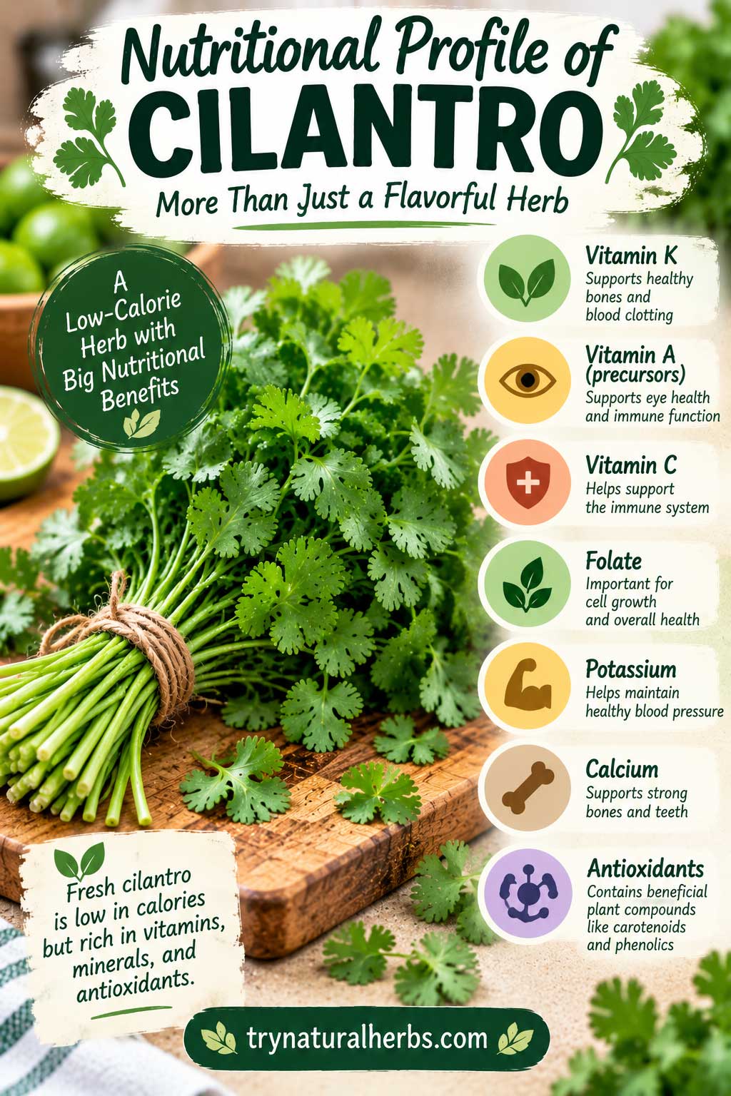 Nutritional Profile of Cilantro