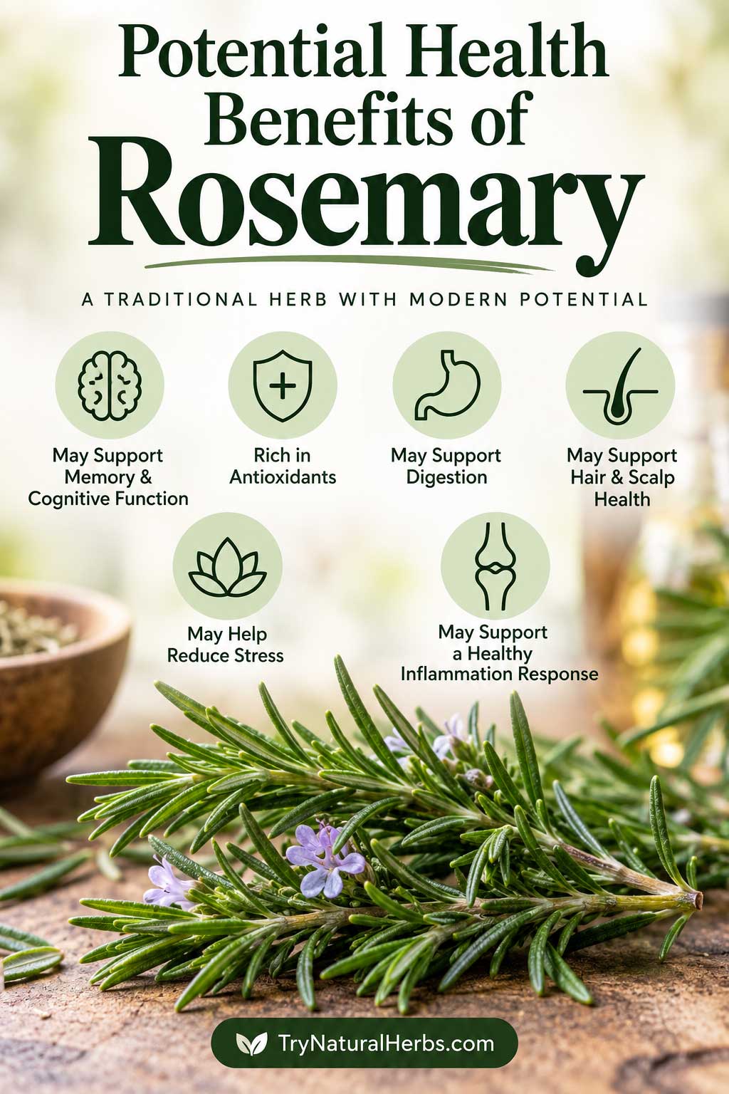 Potential Health Benefits of Rosemary