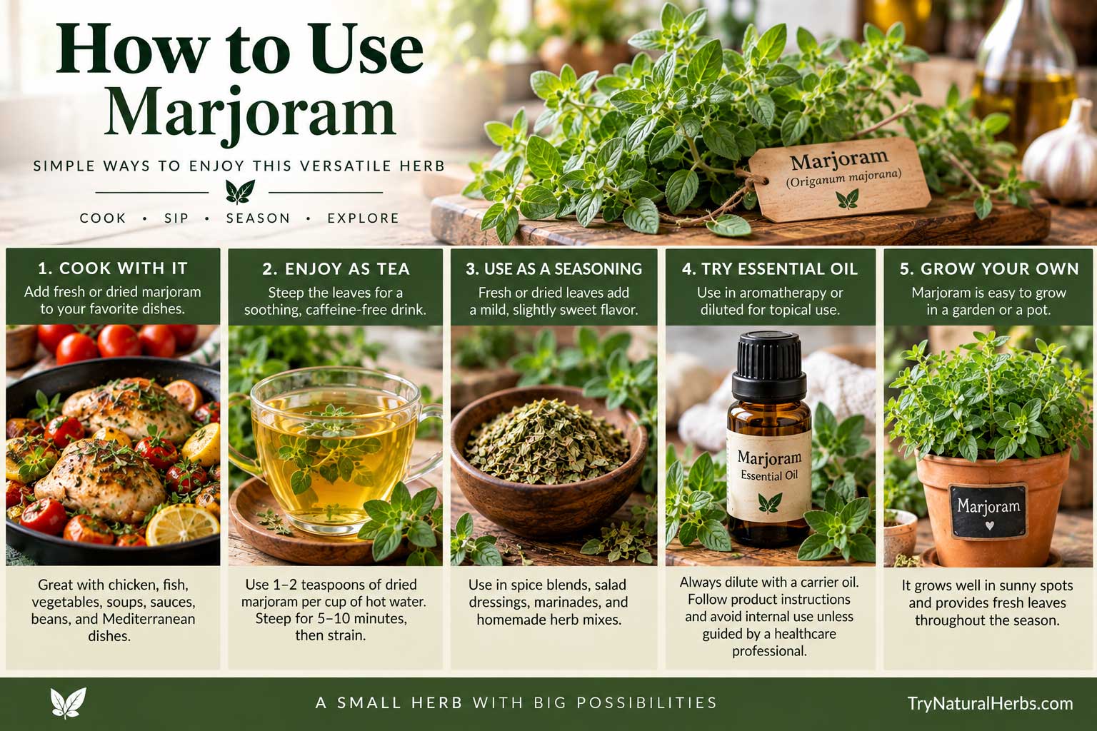 How to Use Marjoram
